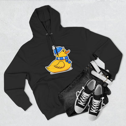 Three-Panel Fleece Hoodie (Chilly Duck)
