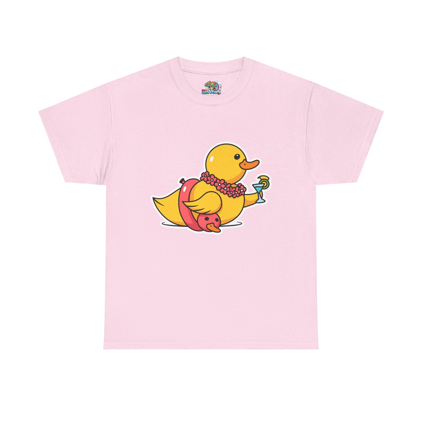 Unisex Heavy Cotton Tee (Tropical Duck)