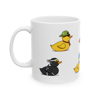 Cute Duck Illustration Coffee Cup - 11oz & 15oz (Different Ducks)