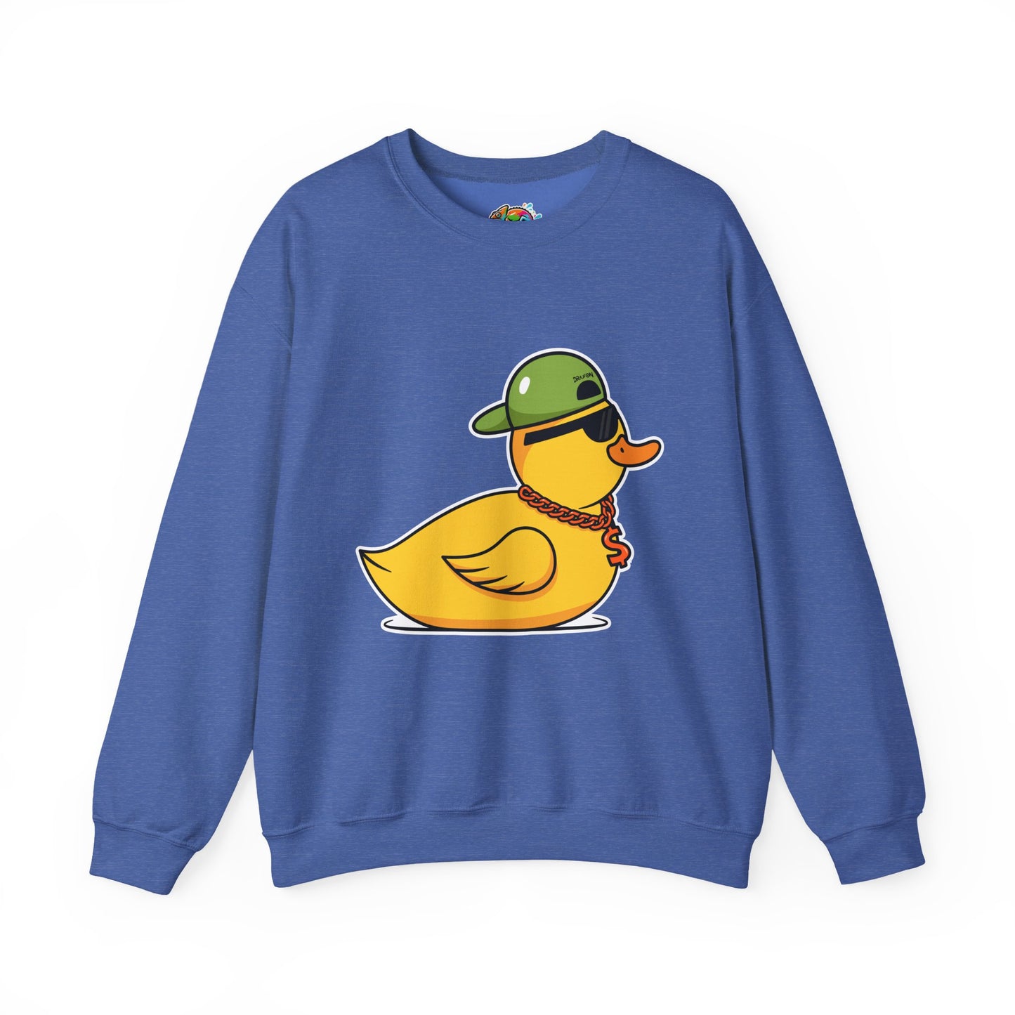 Unisex Heavy Blend™ Crewneck Sweatshirt (Gangster Duck)