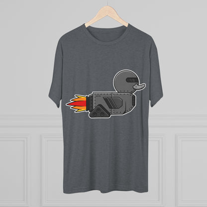 Unisex Tri-Blend Crew Tee (Robot Duck)