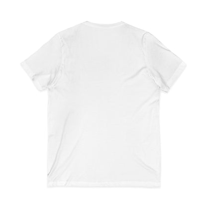 V-Neck Tee — Cute Bride & Groom Duck Couple Shirt (Wedding Ducks)