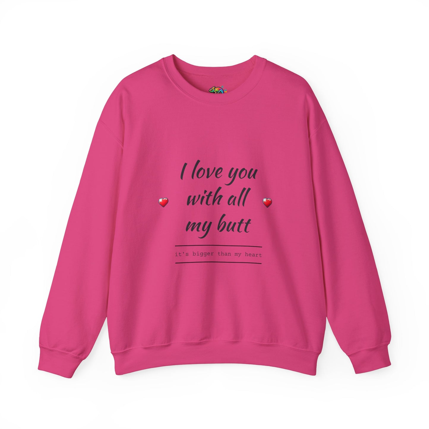 Unisex Heavy Blend™ Crewneck Sweatshirt (Love you with all my Butt)