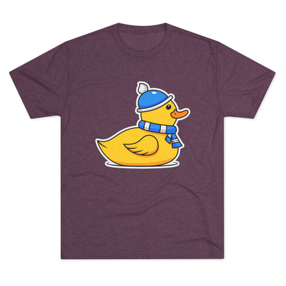 Unisex Tri-Blend Crew Tee (Chilly Duck)