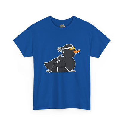 Unisex Heavy Cotton Tee (Ninja Duck)