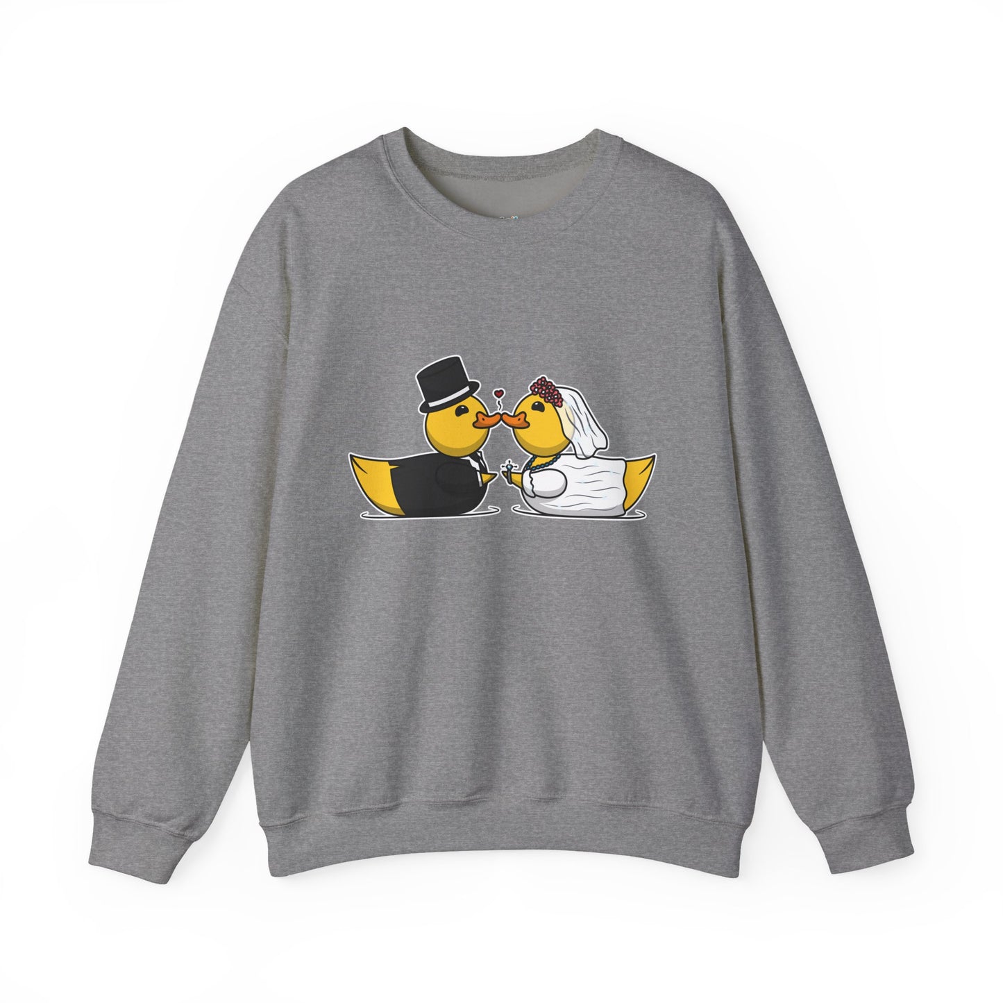Unisex Heavy Blend™ Crewneck Sweatshirt (Wedding Ducks)