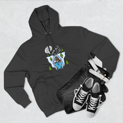 Three-Panel Fleece Hoodie (Not made for this - Snowmobiler)