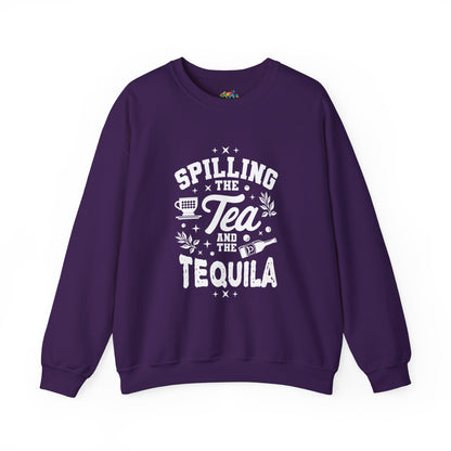 Unisex Heavy Blend™ Crewneck Sweatshirt (Spill Tea & Tequila)