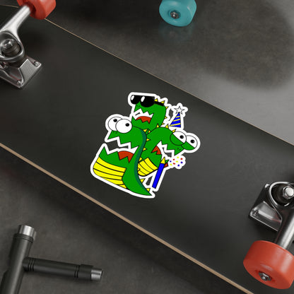 Die-Cut Stickers | Vibrant Art for Personalization (Larry the Snake thing)