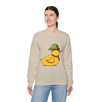 Unisex Heavy Blend™ Crewneck Sweatshirt (Gangster Duck)