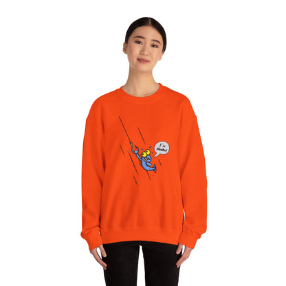 Unisex Heavy Blend™ Crewneck Sweatshirt (Fishing Hooked)