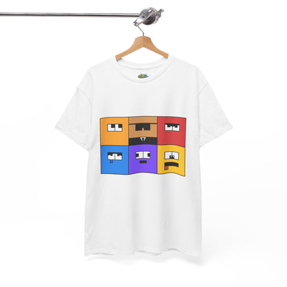 Unisex Heavy Cotton Tee (Emotion Blocks)