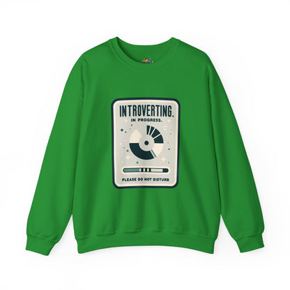 Unisex Heavy Blend™ Crewneck Sweatshirt (Introverting in Progress)