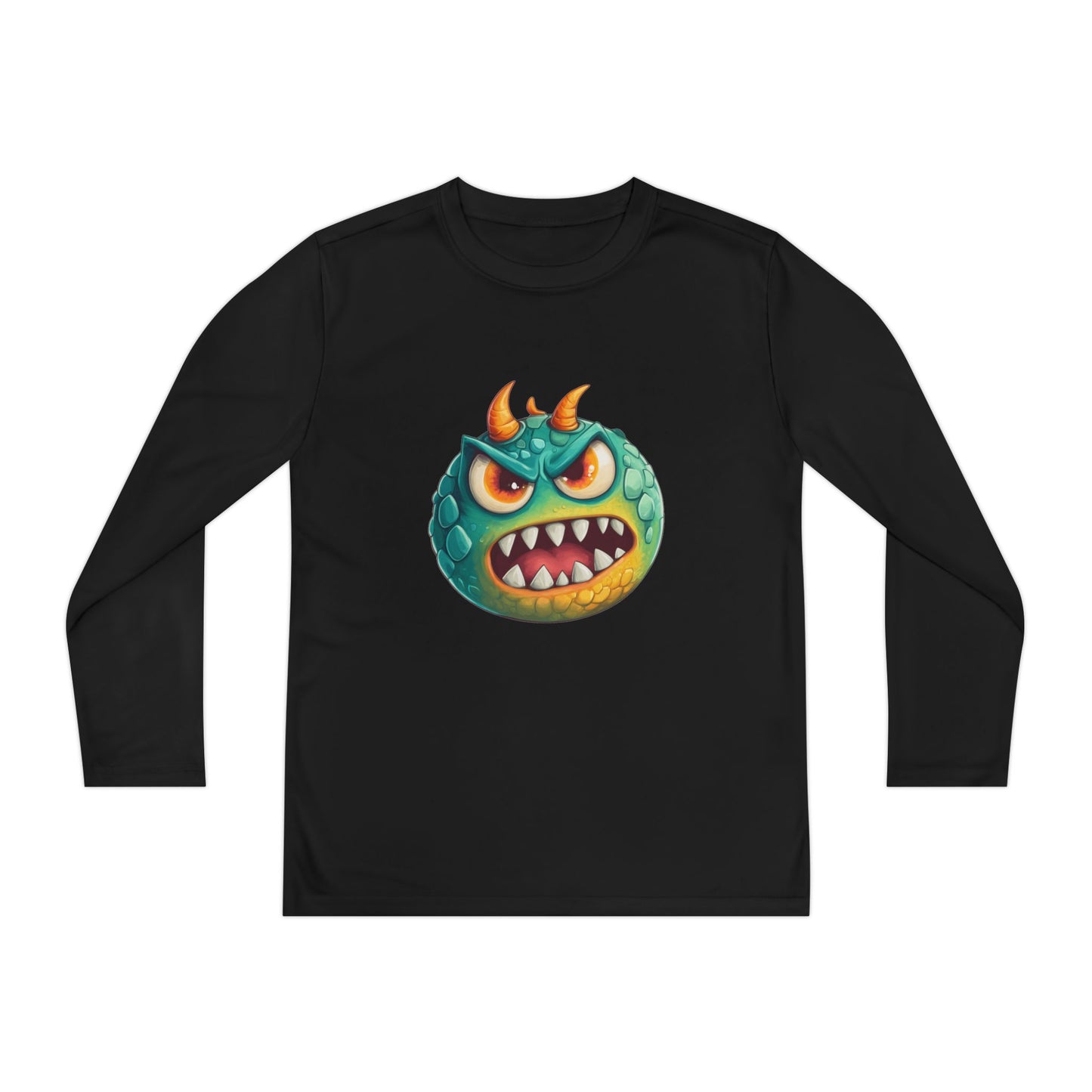 Youth Long Sleeve Competitor Tee (Green Monster 2)