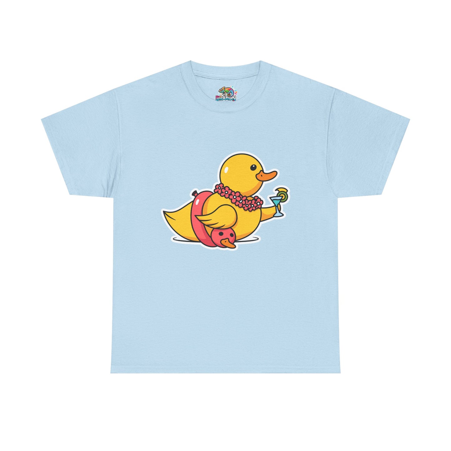 Unisex Heavy Cotton Tee (Tropical Duck)