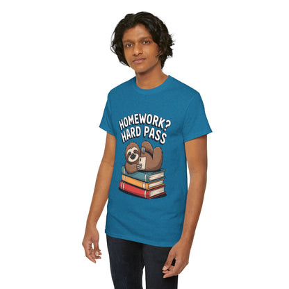 Unisex Heavy Cotton Tee (Homework? Hard Pass)