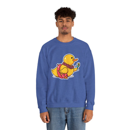 Unisex Heavy Blend™ Crewneck Sweatshirt (Tropical Duck)