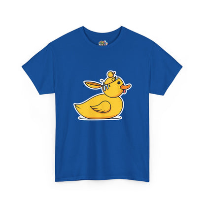 Unisex Heavy Cotton Tee (Duck Bird Brain)