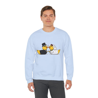 Unisex Heavy Blend™ Crewneck Sweatshirt (Wedding Ducks)
