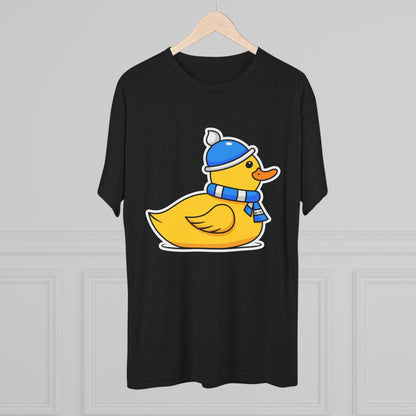 Unisex Tri-Blend Crew Tee (Chilly Duck)