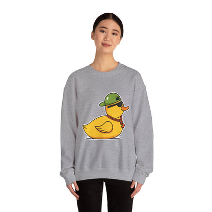 Unisex Heavy Blend™ Crewneck Sweatshirt (Gangster Duck)