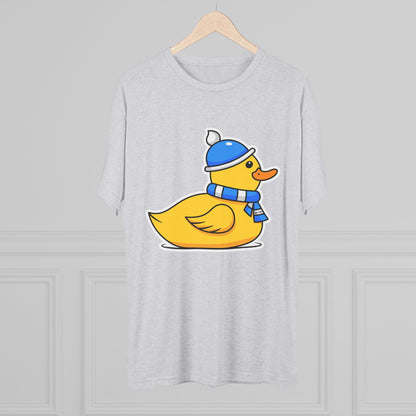 Unisex Tri-Blend Crew Tee (Chilly Duck)