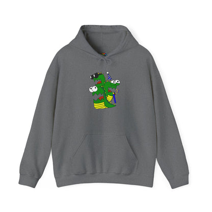 Unisex Heavy Blend™ Hooded Sweatshirt (Larry the Snake thing)