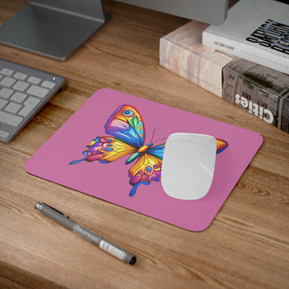 Desk Mouse Pad (Colorful Butterfly)