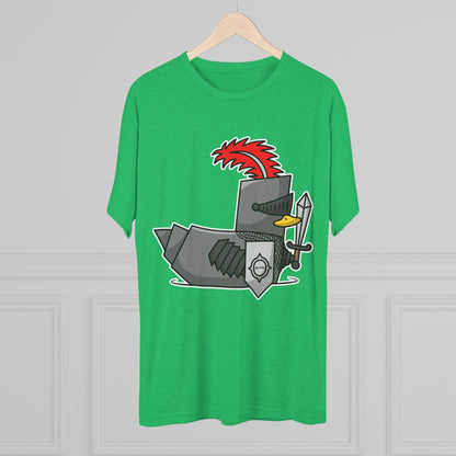 Unisex Tri-Blend Crew Tee (Knight Duck)