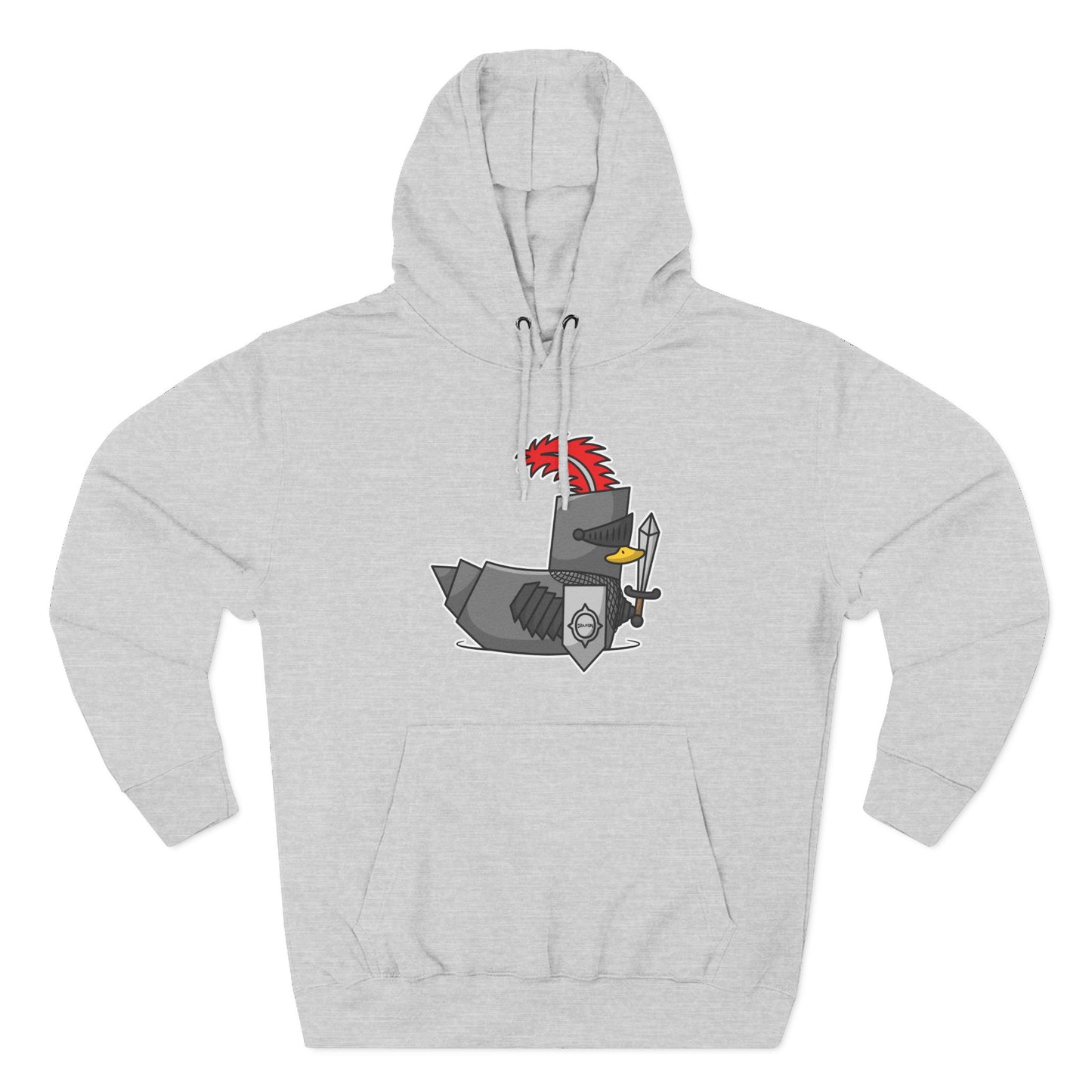 Three-Panel Fleece Hoodie (Knight Duck)