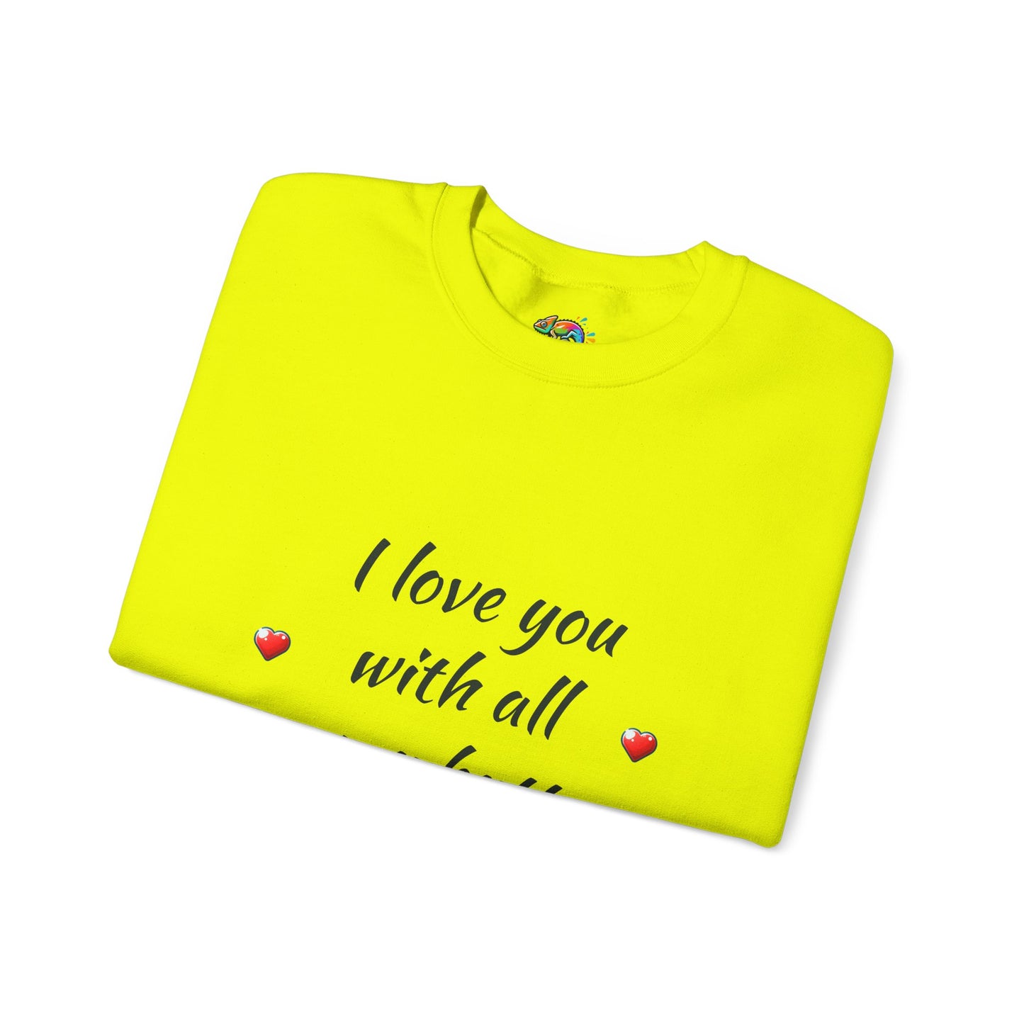 Unisex Heavy Blend™ Crewneck Sweatshirt (Love you with all my Butt)