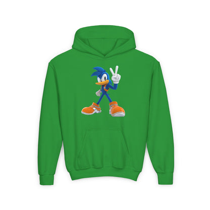 Youth Heavy Blend Hooded Sweatshirt (Peace Duck)