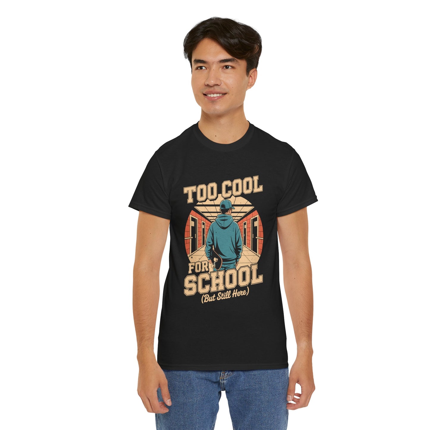 Unisex Heavy Cotton Tee (Too Cool For School)