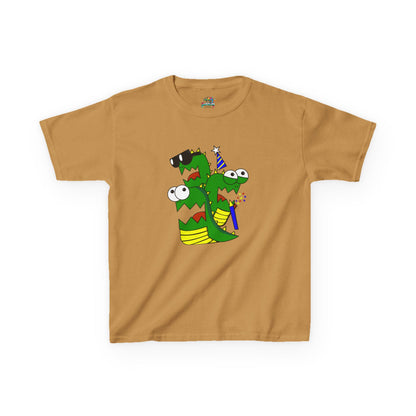 Kids Heavy Cotton T-Shirt (Larry the Snake thing)