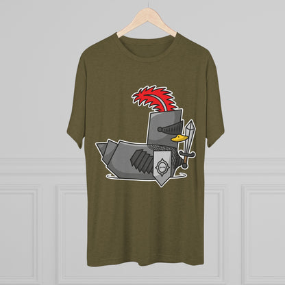 Unisex Tri-Blend Crew Tee (Knight Duck)