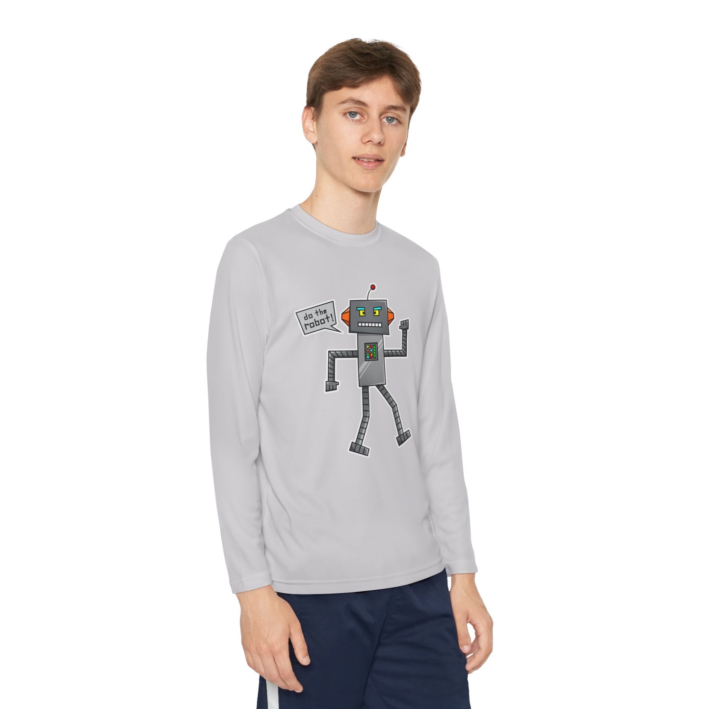 Youth Long Sleeve Competitor Tee (Do the Robot)