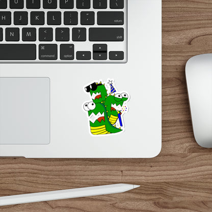 Die-Cut Stickers | Vibrant Art for Personalization (Larry the Snake thing)