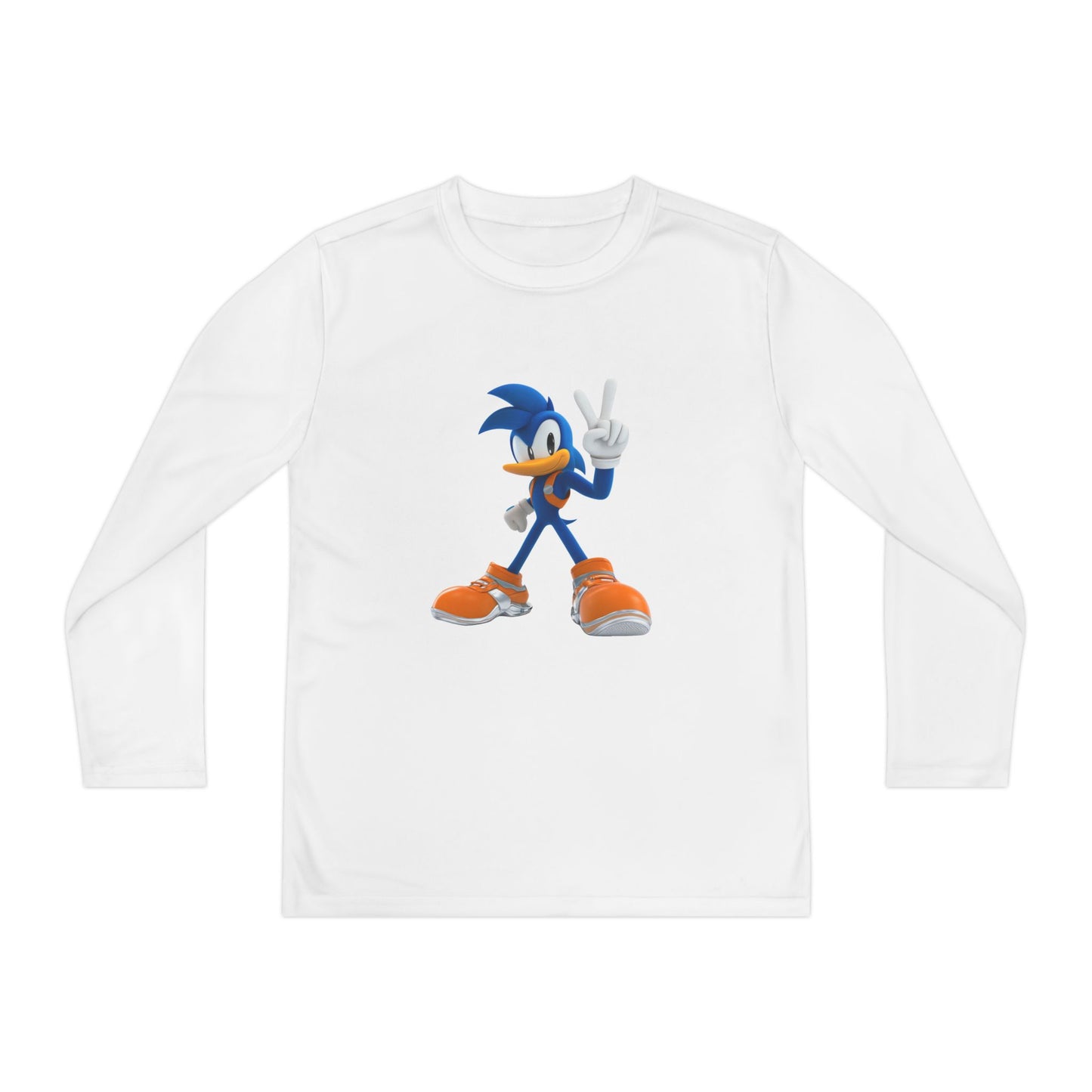 Youth Long Sleeve Competitor Tee (Duck Peace)