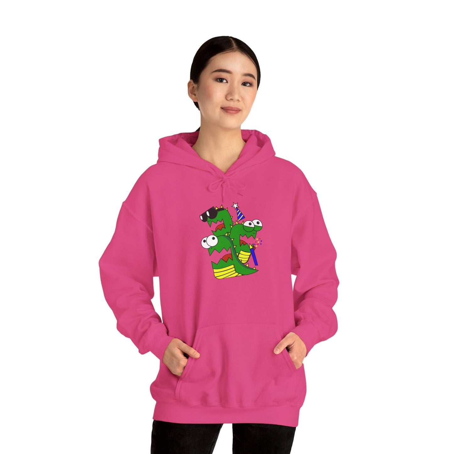 Unisex Heavy Blend™ Hooded Sweatshirt (Larry the Snake thing)