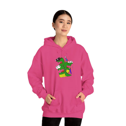 Unisex Heavy Blend™ Hooded Sweatshirt (Larry the Snake thing)