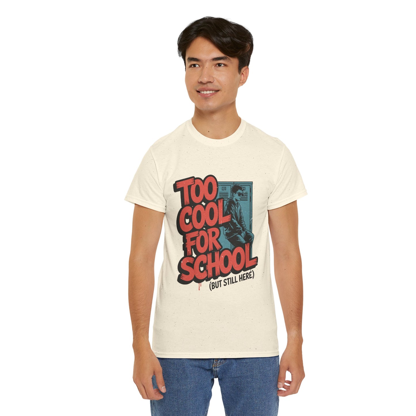 Unisex Heavy Cotton Tee (Too Cool For School)