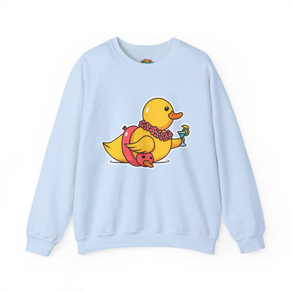 Unisex Heavy Blend™ Crewneck Sweatshirt (Tropical Duck)
