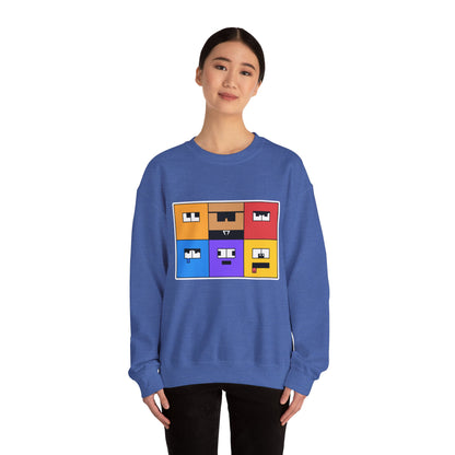 Unisex Heavy Blend™ Crewneck Sweatshirt (Emotion Blocks)