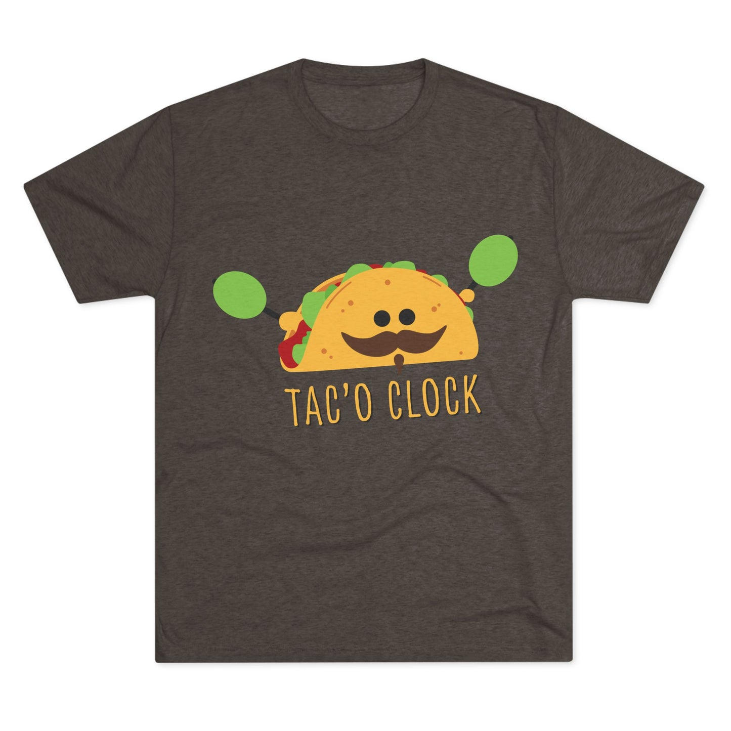 Unisex Tri-Blend Crew Tee (Tac'O Clock)