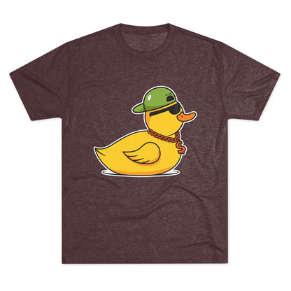 Unisex Tri-Blend Crew Tee (Ninja Duck)