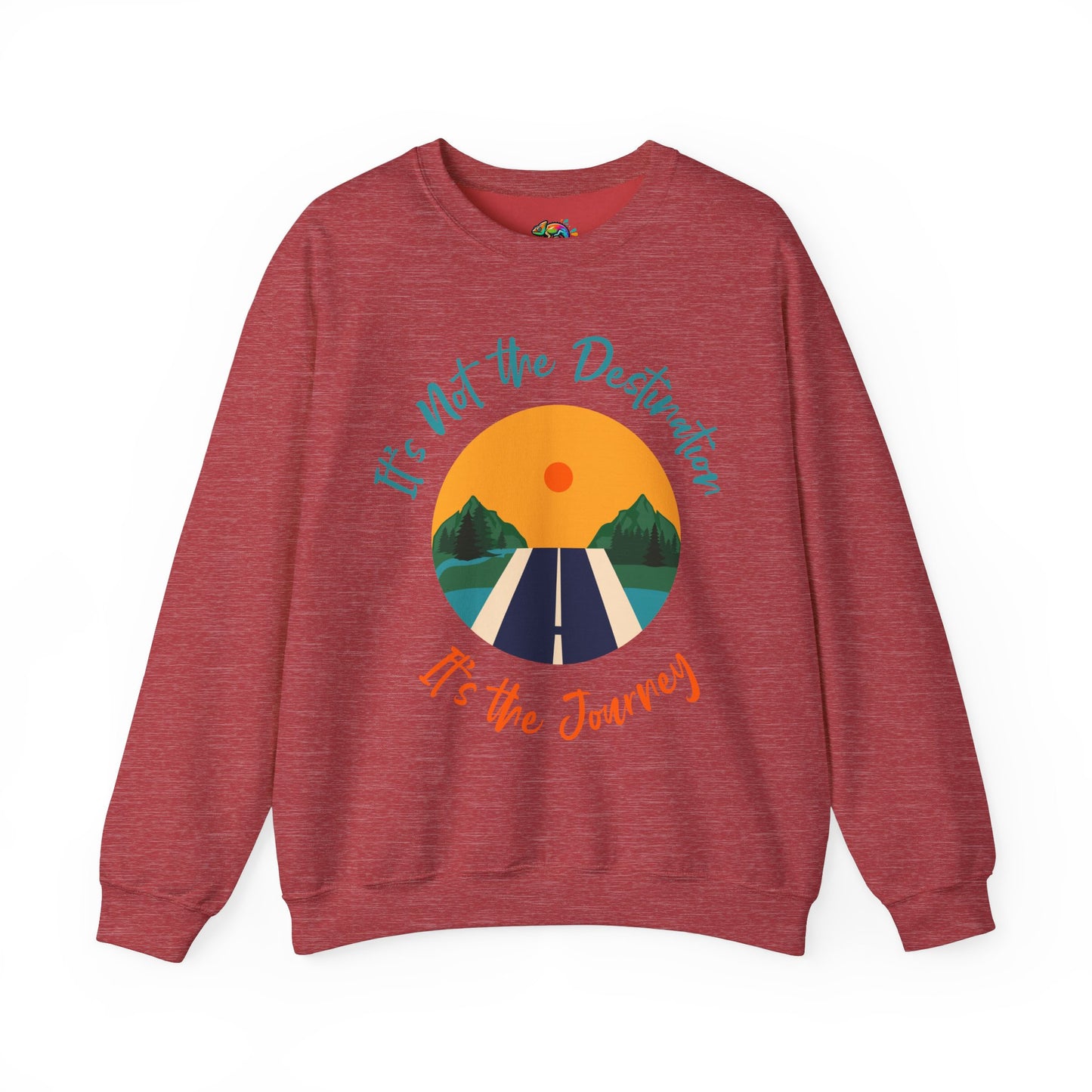 Unisex Heavy Blend™ Crewneck Sweatshirt (It's not Destination, It's Journey)