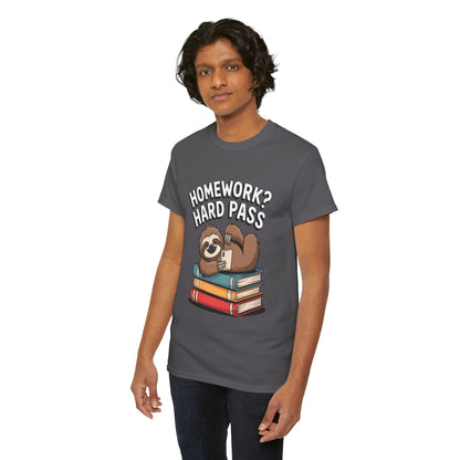 Unisex Heavy Cotton Tee (Homework? Hard Pass)