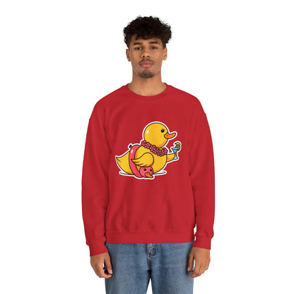 Unisex Heavy Blend™ Crewneck Sweatshirt (Tropical Duck)