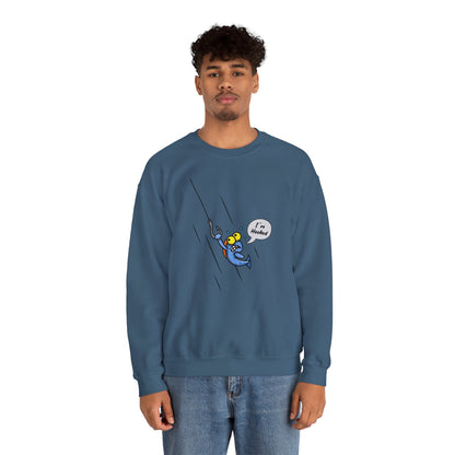 Unisex Heavy Blend™ Crewneck Sweatshirt (Fishing Hooked)