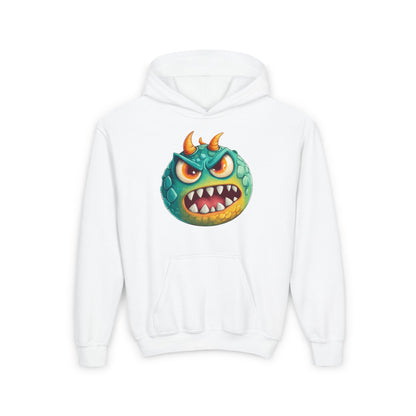 Youth Heavy Blend Hooded Sweatshirt (Green Monster 2)